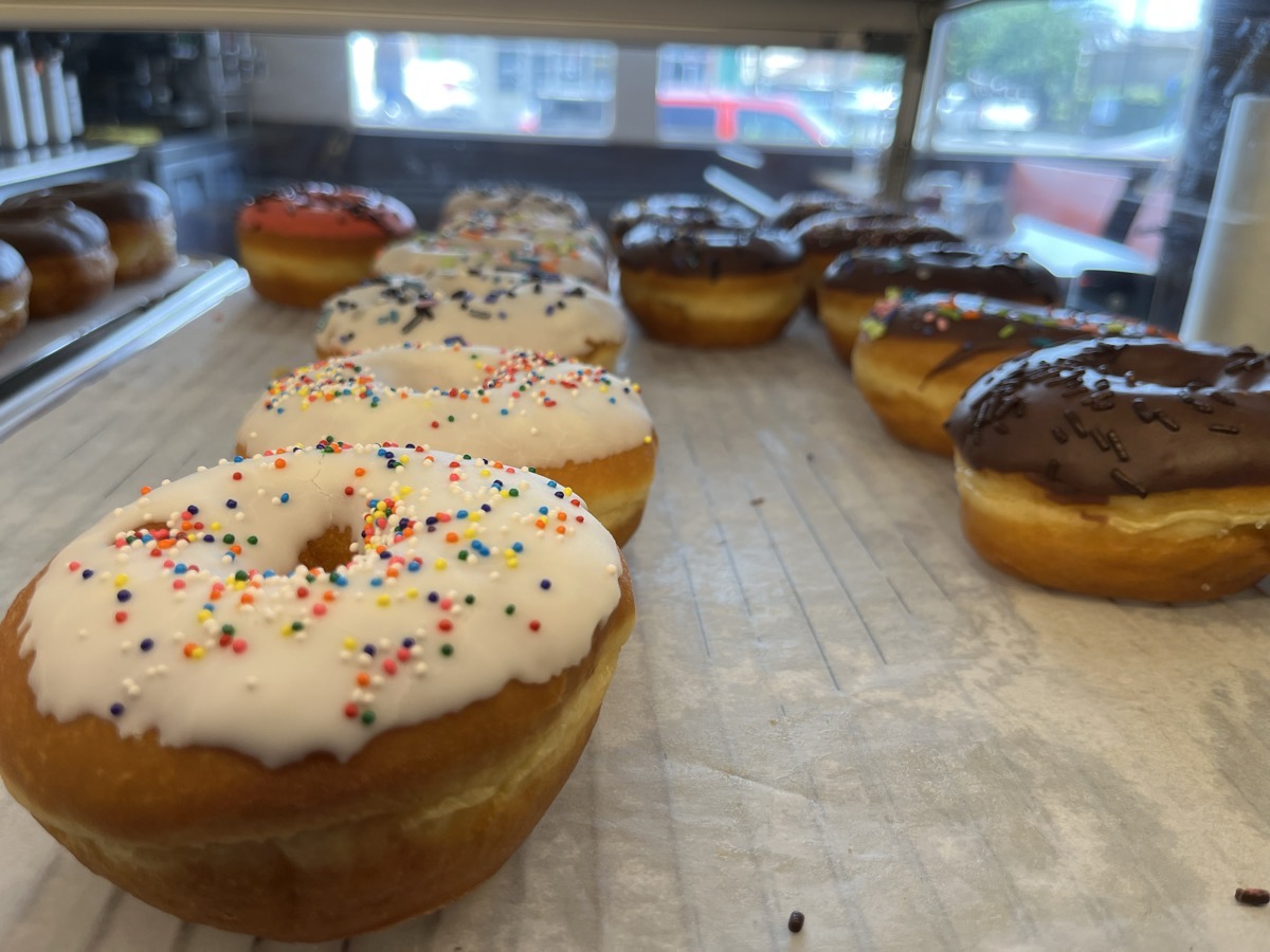 Homemade pastries fresh out the oven at Magdali's in Menlo Park